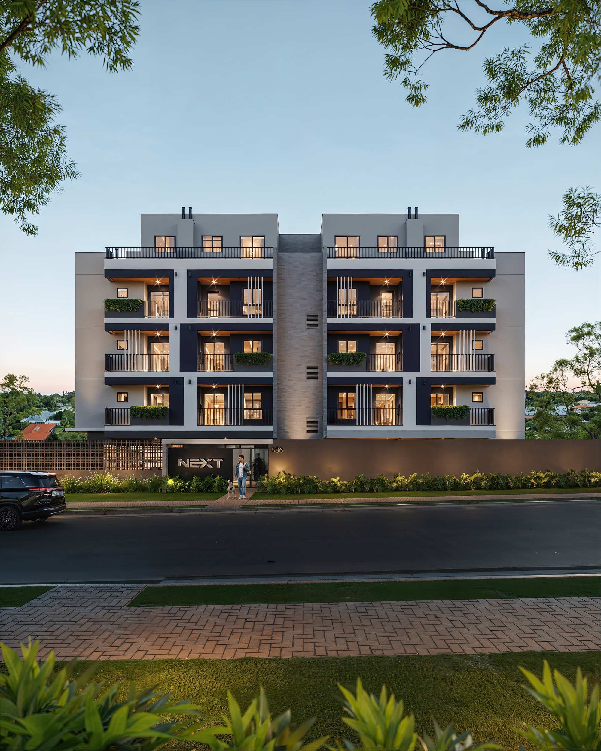 Apartamentos novos no Portão com sacada e excelente localização